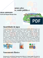 Estudos Fundamentais Sobre Saneamento Básico, Saúde Pública e Meio Ambiente