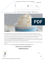 Buttercream de Chocolate Blanco o Crema de Chocolate Blanco