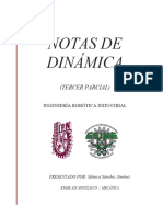 Notas 3er Parcial Dinámica Robótica Ind