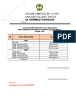 Format Data Konsultasi Keluarga