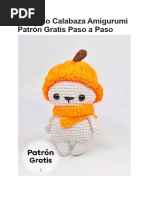 PDF Oso Calabaza Amigurumi Patron Gratis Paso A Paso