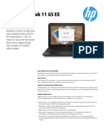 HP Chromebook 11 G5 EE User Manual