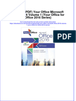 Full Download PDF of (Original PDF) Your Office Microsoft Office 2016 Volume 1 (Your Office For Office 2016 Series) All Chapter