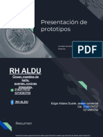 Presentación de Prototipos