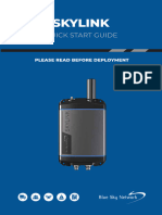 Iridium Skylink 5100 Land Quick Start Guide