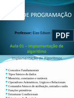 Aula 01 Logica de Programacao - Logica Matematica