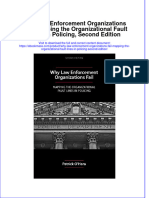 Why Law Enforcement Organizations Fail Mapping The Organizational Fault Lines in Policing Second Edition Full Chapter PDF