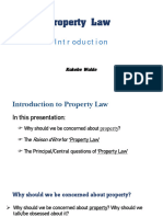 Introduction - Property Law