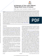 Understanding Extension of Time Under Different Standard Design-Build Forms of Contract