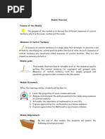 MMW Module 6 - Measures of Central Tendency