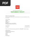 Argos Invoice111