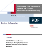 Dry Film Solutionfor TSV