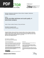 Audit Committee Attributes and Audit Quality - A Benchmark Analysis