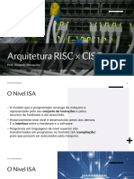 Tema 10 - Arquitetura Risc X Cisc (Slides)