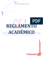 Reglamento Académico: Santafé de Bogotá Vía