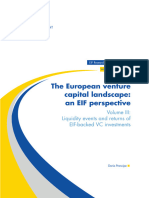 The European Venture Capital Landscape: An EIF Perspective Volume III: Liquidity Events and Returns of EIF-backed VC Investments