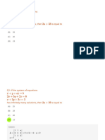 Matrices and Determinants - JEE Mains PYQ 2023 Session 2