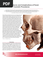 Imaging Features and Complications of Facial Cosmetic Procedures