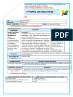 4° B SES MATE Mierc 12 PATRONES MULTIPLICATIVOS