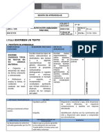 Sesion de Aprendizaje de Comunicacion S10 - 15 de Mayo Del 2024