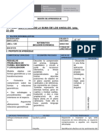 Sesion de Aprendizaje de Matematica S8 - 02 de Mayo Del 2024