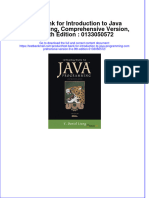 Full Download PDF of Test Bank For Introduction To Java Programming, Comprehensive Version, 9/E 9th Edition: 0133050572 All Chapter