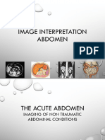 5) Image Interpretation Abdomen