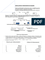 Balancamento Das Equaçoes Quimicas Avançado Ii Quimica