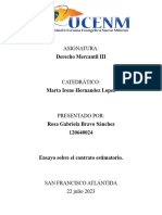 Ensayo Sobre El Contrato Estimatorio.