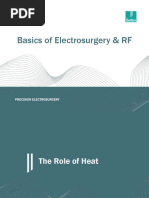 Basics of Electrosurgery and RF