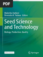 Malavika Dadlani - Devendra K. Yadava - Seed Science and Technology - Biology, Production, Quality-Springer Nature (2023) .En - Es