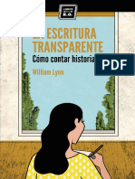 La Escritura Transparente. Cómo Contar Historias by William Lyon - Z Lib - Org