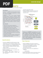 Datasheet LAMMPS