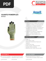 Ficha Tecnica Guantes de Conex