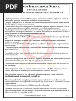 Class 11 Methods in Enquiry