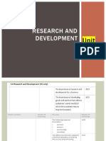 BM - Unit - 5.6 - Research - and - Dev HL ONLY