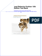 Full Download PDF of Organizational Behavior Kreitner 10th Edition Test Bank All Chapter