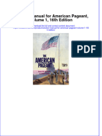 Full Download PDF of Solution Manual For American Pageant, Volume 1, 16th Edition All Chapter