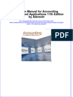 Full Download PDF of Solution Manual For Accounting Concepts and Applications 11th Edition by Albrecht All Chapter