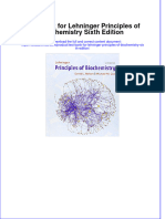 Full Download PDF of Test Bank For Lehninger Principles of Biochemistry Sixth Edition All Chapter