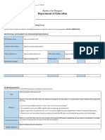 Enclosure No. 4 Detailed PD Program Design and ME Plan Form