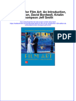 Full Download PDF of Test Bank For Film Art: An Introduction, 12th Edition, David Bordwell, Kristin Thompson Jeff Smith All Chapter