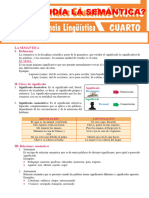 Qué Estudia La Semántica para Cuarto Grado de Secundaria