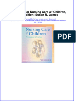 Full Download PDF of Test Bank For Nursing Care of Children, 3rd Edition: Susan R. James All Chapter