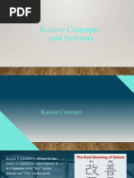 Kaizen Concepts and Systems