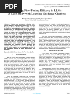 Assessing Fine-Tuning Efficacy in LLMS: A Case Study With Learning Guidance Chatbots