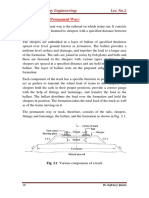 Railway Track (Permanent Way) : Advance Railway Engineering: Lec. No.2