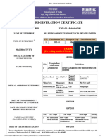 Updated Hindu Print - Udyam Registration Certificate