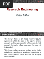 Reservoir Engineering-Water Influx