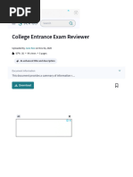 College Entrance Exam Reviewer - PDF - Zeus - Atmosphere of Earth